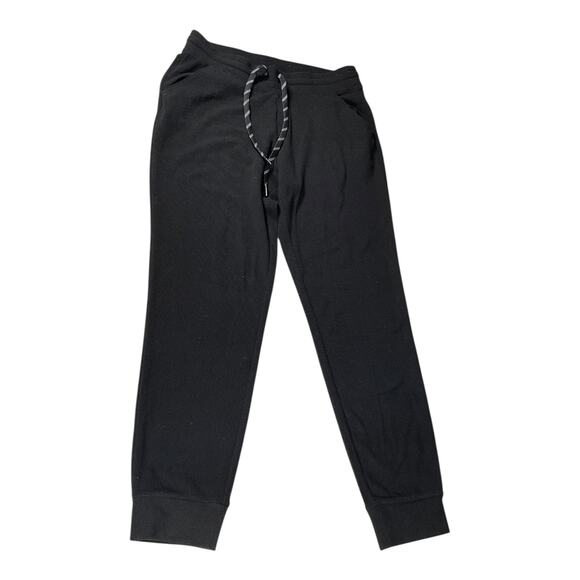 Marc New York Andrew Mark Size Large Ribbed Jogger W/Pockets Sweat Pants Black - Picture 1 of 5